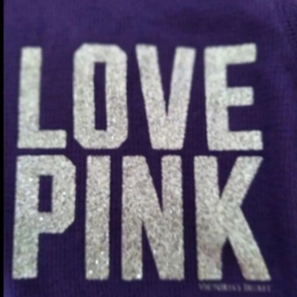 VS PINK shine bling vintage onsie-small like new - Picture 3 of 6